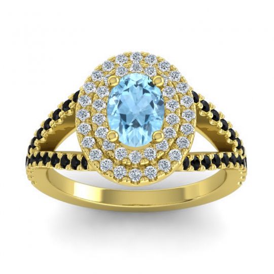 Ornate Oval Halo Dhala Ring