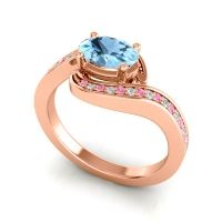 Bypass Oval Pave Phala Ring