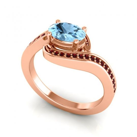 Bypass Oval Pave Phala Ring