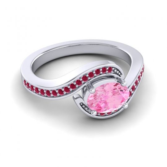 Bypass Oval Pave Phala Ring