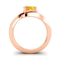 Bypass Oval Pave Phala Ring