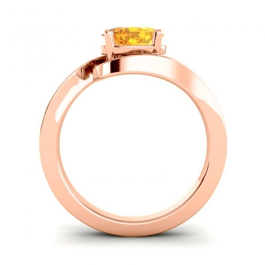 Bypass Oval Pave Phala Ring