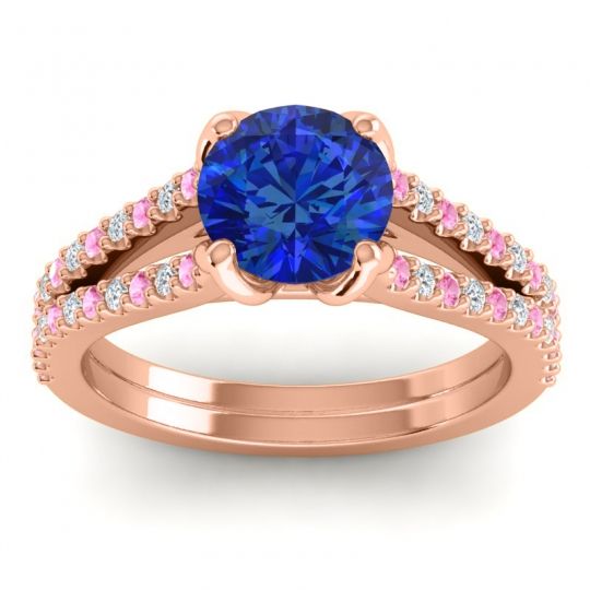 Cathedral Pave Mustika Ring, 7mm