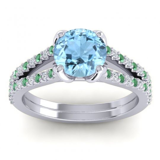 Cathedral Pave Mustika Ring, 7mm