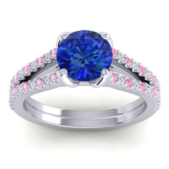 Cathedral Pave Mustika Ring, 7mm