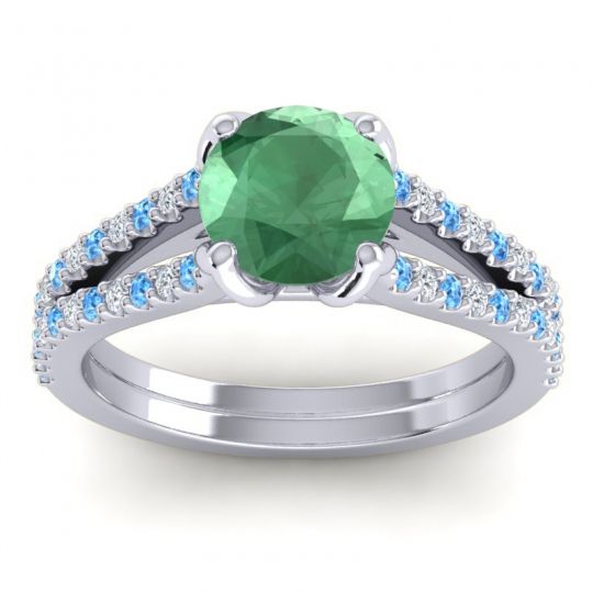 Cathedral Pave Mustika Ring, 7mm