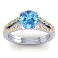 Cathedral Pave Mustika Ring, 7mm