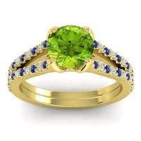 Cathedral Pave Mustika Ring, 7mm