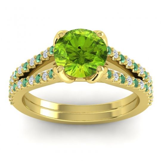 Cathedral Pave Mustika Ring, 7mm