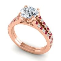 Cathedral Pave Mustika Ring, 7mm