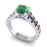 Cathedral Pave Mustika Ring, 7mm