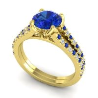 Cathedral Pave Mustika Ring, 7mm