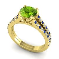 Cathedral Pave Mustika Ring, 7mm