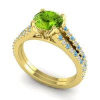 Cathedral Pave Mustika Ring, 7mm