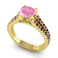 Cathedral Pave Mustika Ring, 7mm
