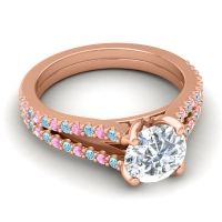 Cathedral Pave Mustika Ring, 7mm