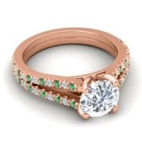 Cathedral Pave Mustika Ring, 7mm