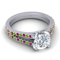 Cathedral Pave Mustika Ring, 7mm