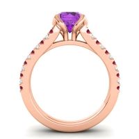 Cathedral Pave Mustika Ring, 7mm