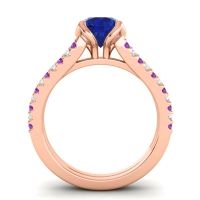 Cathedral Pave Mustika Ring, 7mm