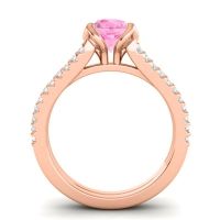 Cathedral Pave Mustika Ring, 7mm