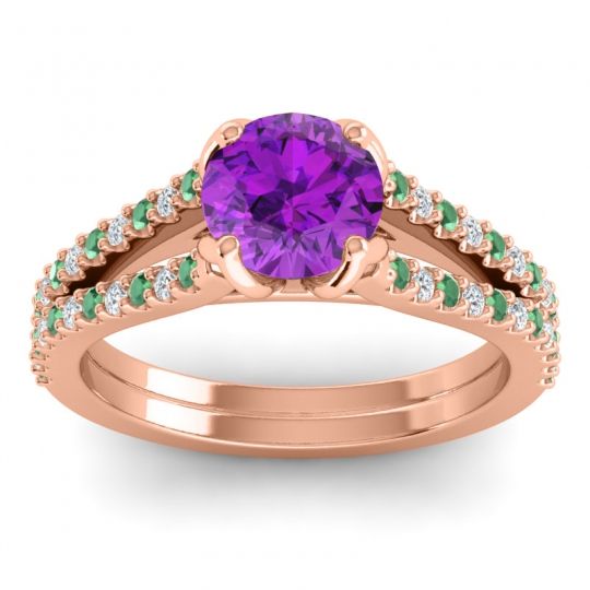 Cathedral Pave Mustika Ring, 6.5mm