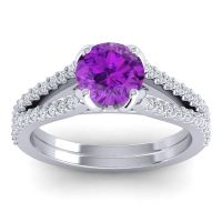 Cathedral Pave Mustika Ring, 6.5mm