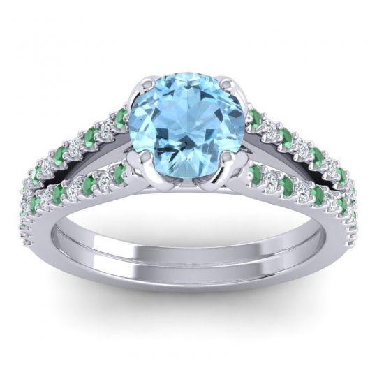 Cathedral Pave Mustika Ring, 6.5mm