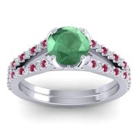 Cathedral Pave Mustika Ring, 6.5mm