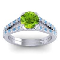 Cathedral Pave Mustika Ring, 6.5mm