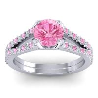 Cathedral Pave Mustika Ring, 6.5mm