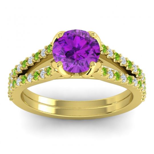 Cathedral Pave Mustika Ring, 6.5mm