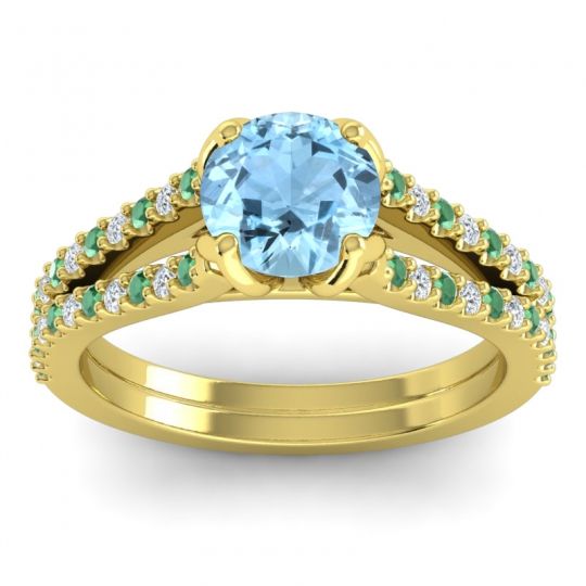 Cathedral Pave Mustika Ring, 6.5mm