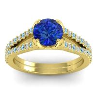 Cathedral Pave Mustika Ring, 6.5mm