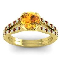 Cathedral Pave Mustika Ring, 6.5mm