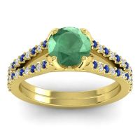 Cathedral Pave Mustika Ring, 6.5mm