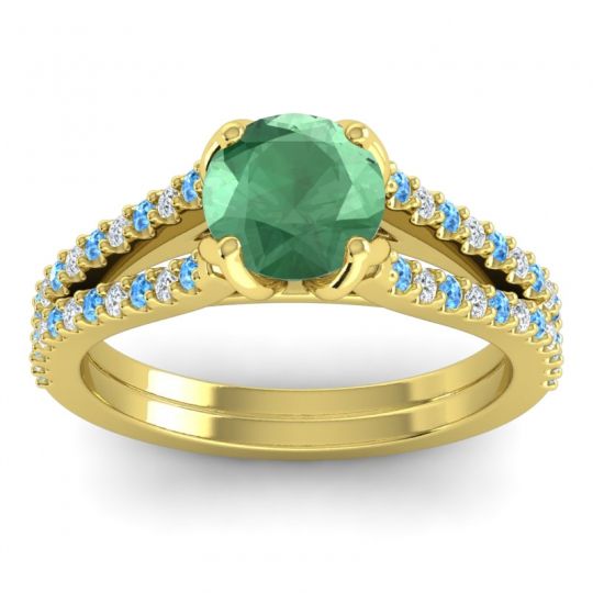 Cathedral Pave Mustika Ring, 6.5mm