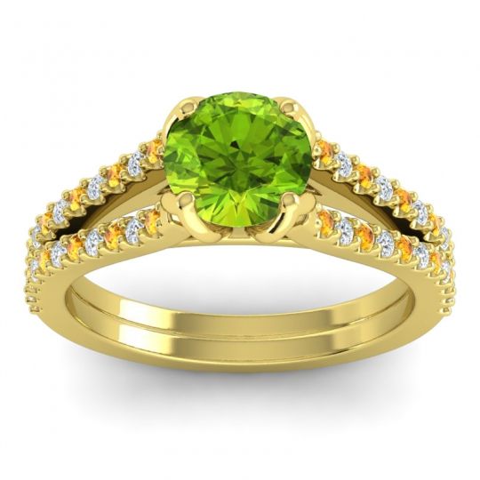 Cathedral Pave Mustika Ring, 6.5mm