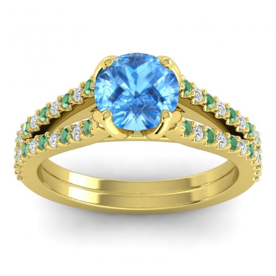 Cathedral Pave Mustika Ring, 6.5mm