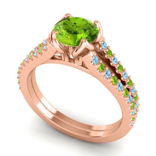 Cathedral Pave Mustika Ring, 6.5mm