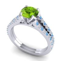 Cathedral Pave Mustika Ring, 6.5mm