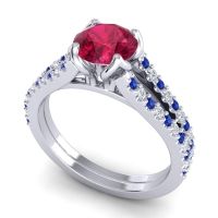 Cathedral Pave Mustika Ring, 6.5mm