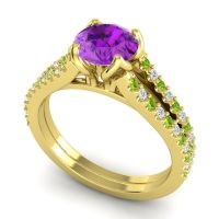 Cathedral Pave Mustika Ring, 6.5mm