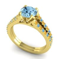 Cathedral Pave Mustika Ring, 6.5mm