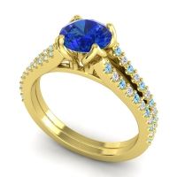 Cathedral Pave Mustika Ring, 6.5mm