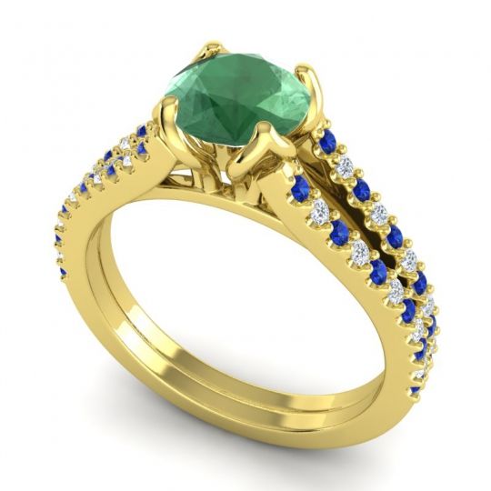 Cathedral Pave Mustika Ring, 6.5mm