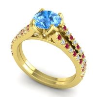 Cathedral Pave Mustika Ring, 6.5mm