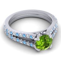 Cathedral Pave Mustika Ring, 6.5mm