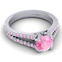 Cathedral Pave Mustika Ring, 6.5mm