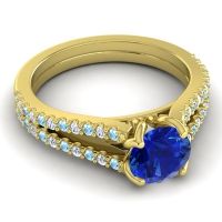 Cathedral Pave Mustika Ring, 6.5mm